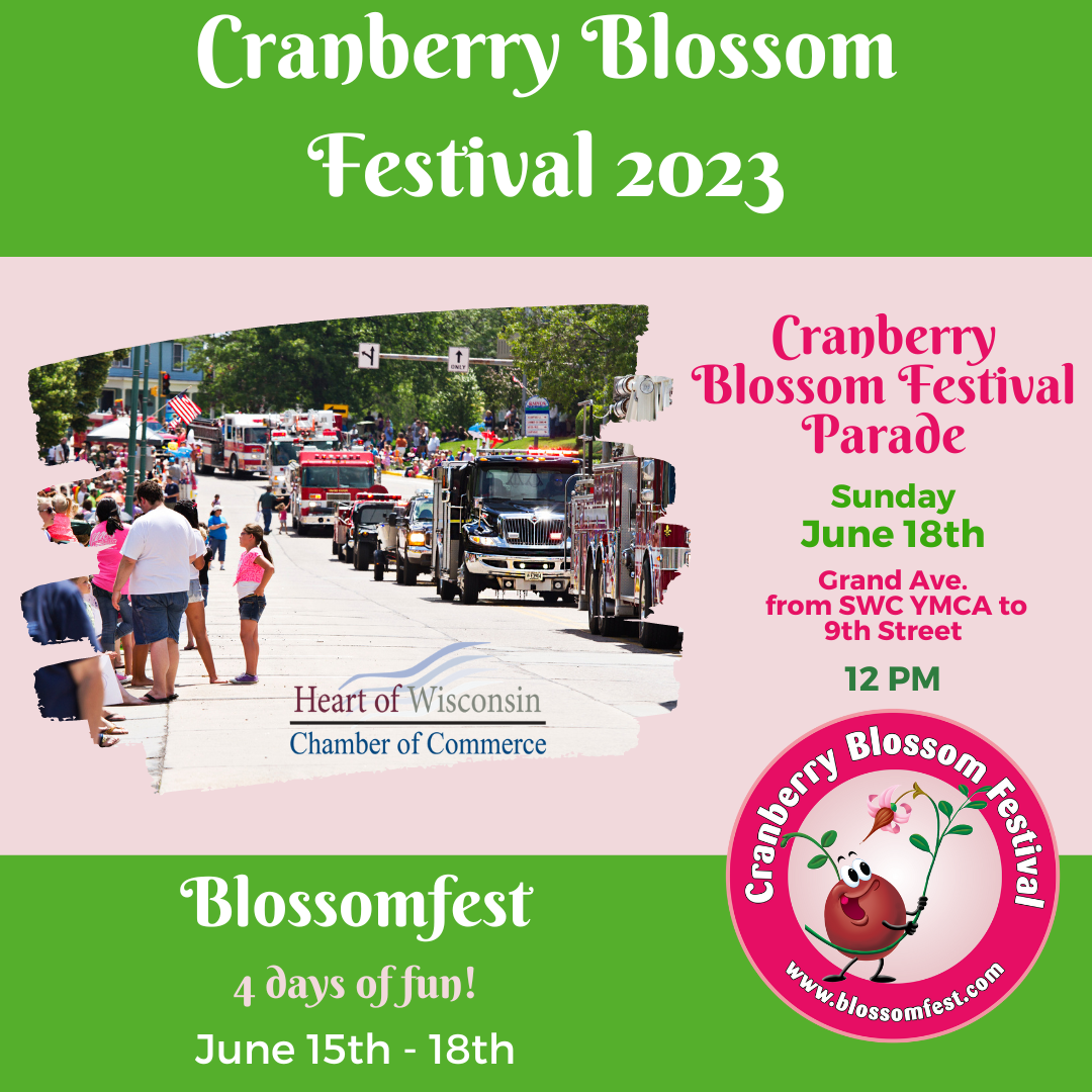 Schedule of Events Cranberry Blossom Festival